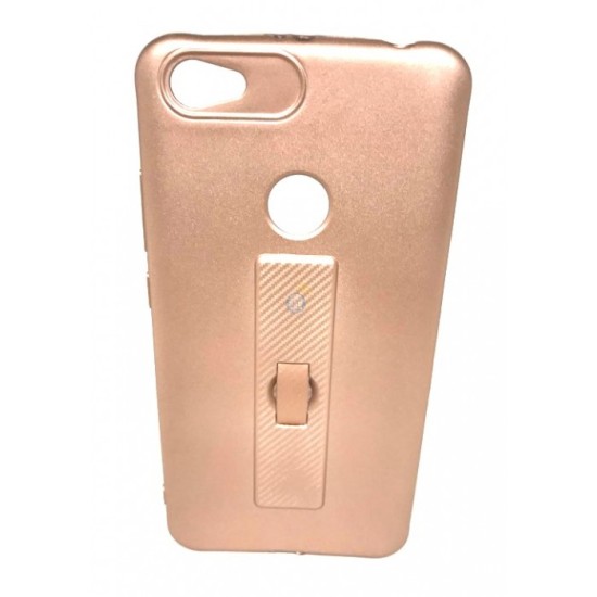 CAPA DE SILICONE MOTOMO COM ANEL DE DEDO PARA XIAOMI REDMI MI5 DOURADO